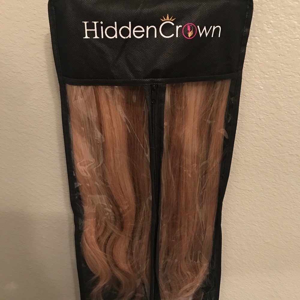Hidden Crown 20” Halo Extensions #622 human hair